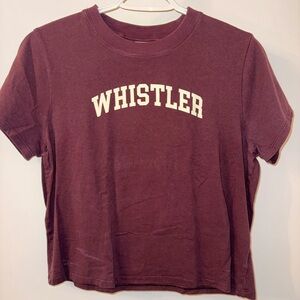 Sunday Best Maroon Whistler Tee